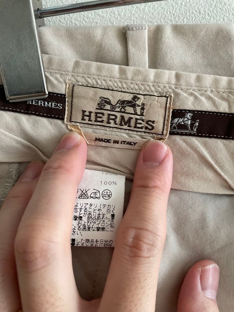 【名品図鑑】mid00s Hermes light cotton trouser