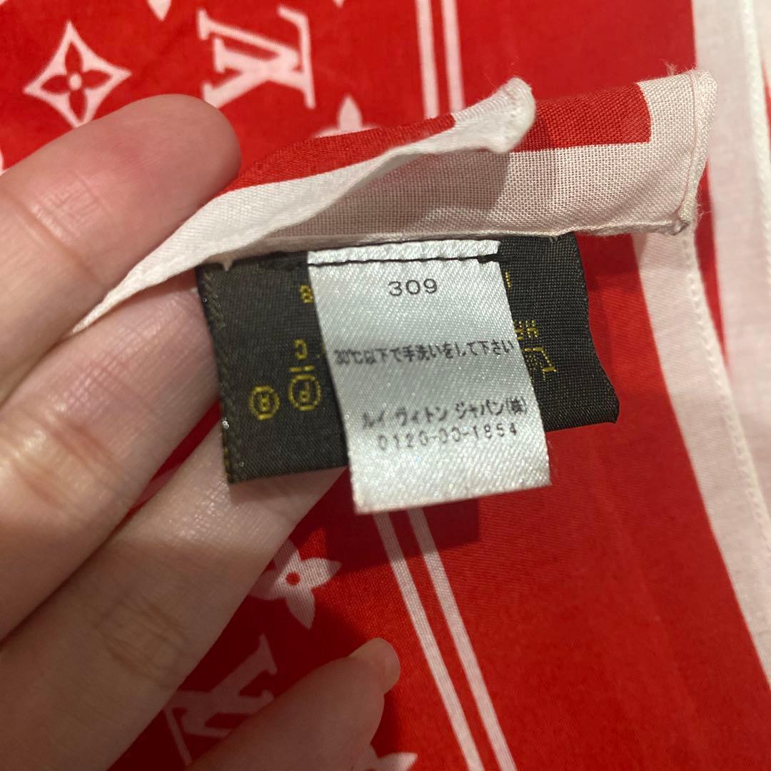 正規！超レア！美品LOUIS VUITTON × SUPREME コラボバンダナ