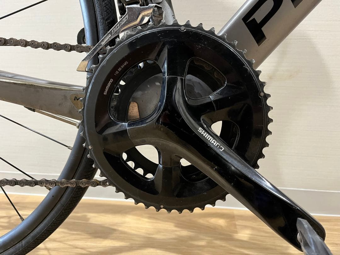 【必読】PINARELLO PARIS ロードバイク グレー　105