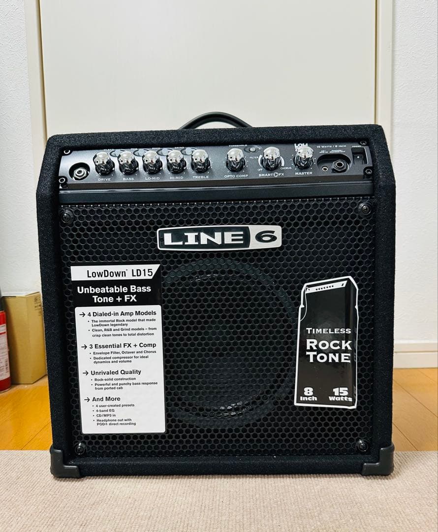 LINE 6 LowDown LD15 ベース用アンプ(本体美品)