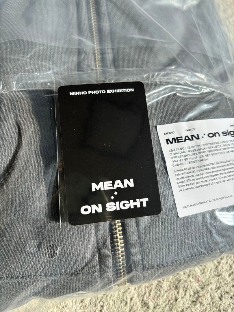 SHINee ミンホ　写真展　MEAN:on sight 韓国購入　トレカ付き❣️