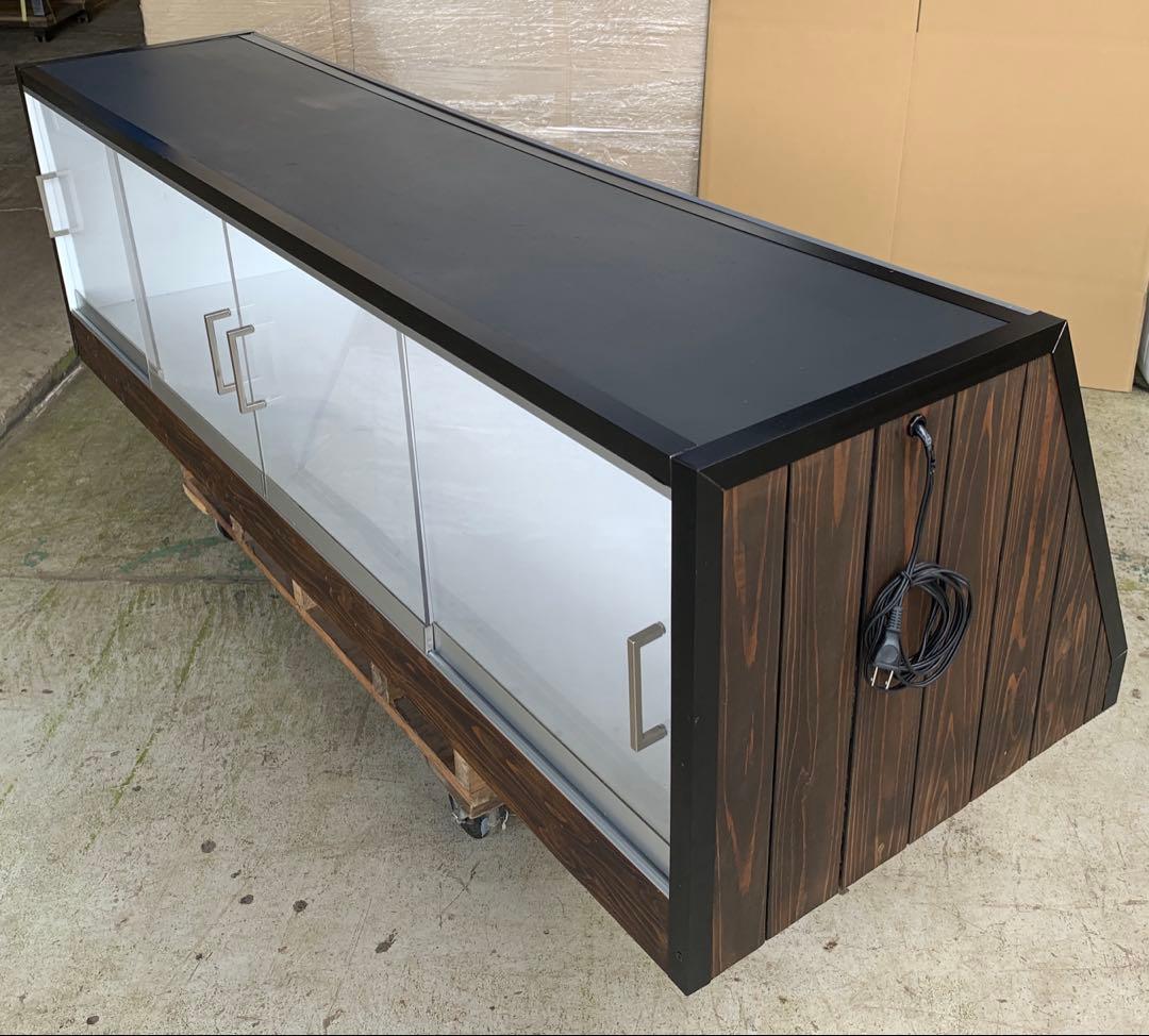 卓上型 アクリル製 陳列ショーケース LEDライト付き 業務用 ディスプレイ