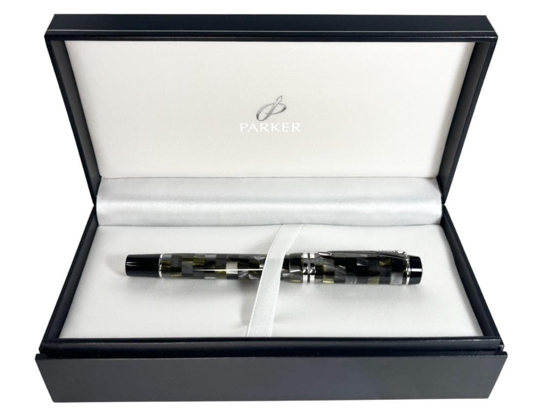 パーカー デュオフォールド チェック グリーンPT センテニアルM 18K