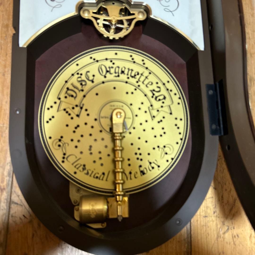 リズム時計工業 Small World オルガニート 4MH730RN 掛時計