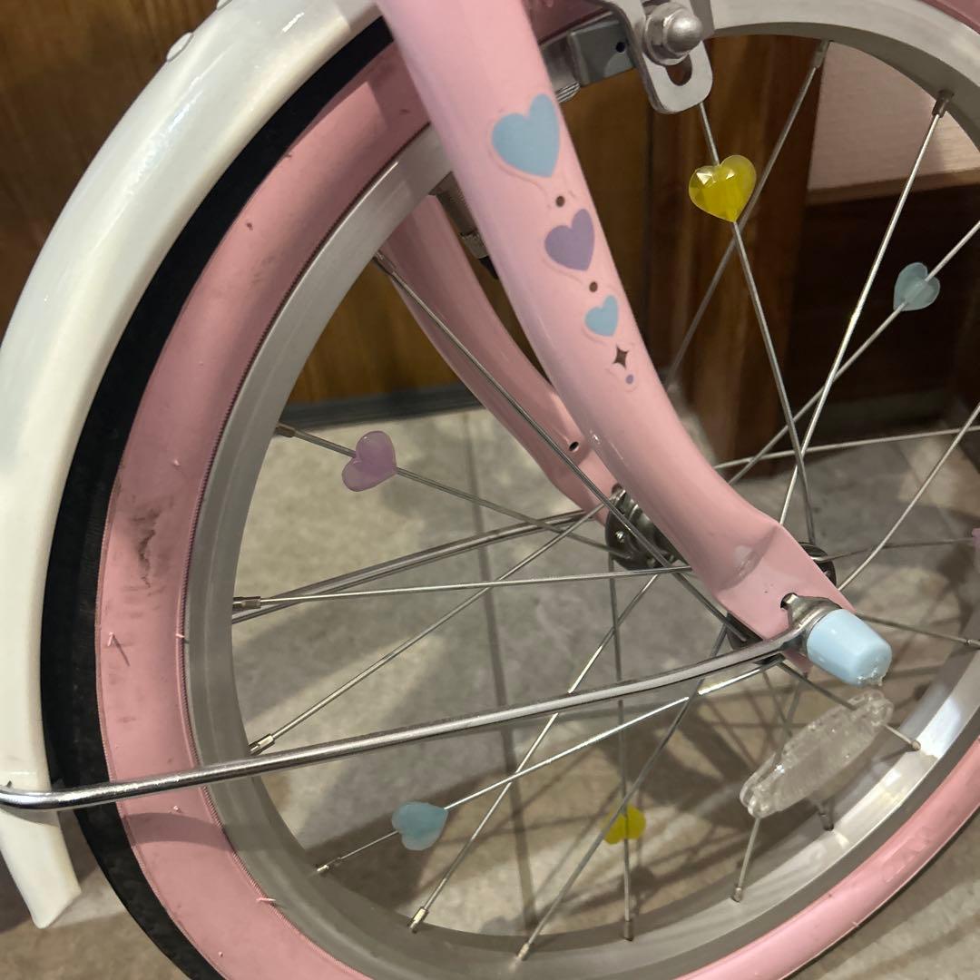 アイデス ゆめかわプリンセス自転車 18インチ ヘルメット プロテクターセット