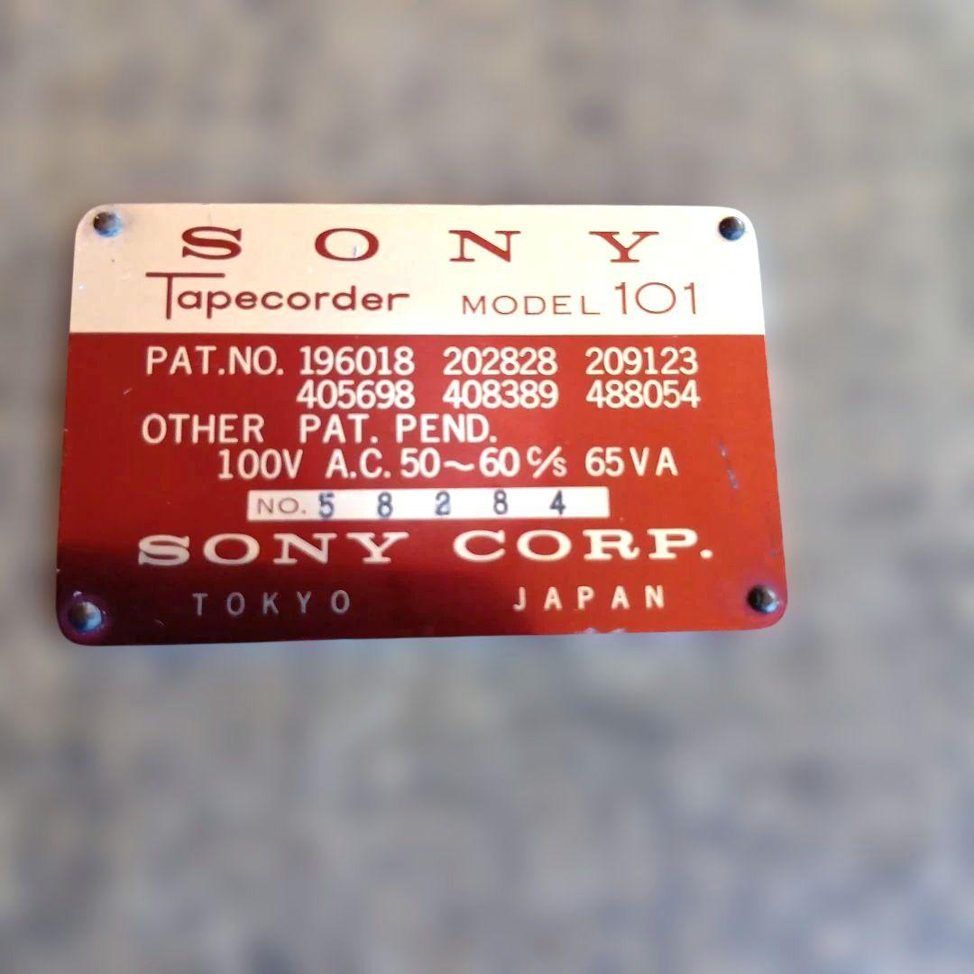SONY テープレコーダー101 ジャンク品