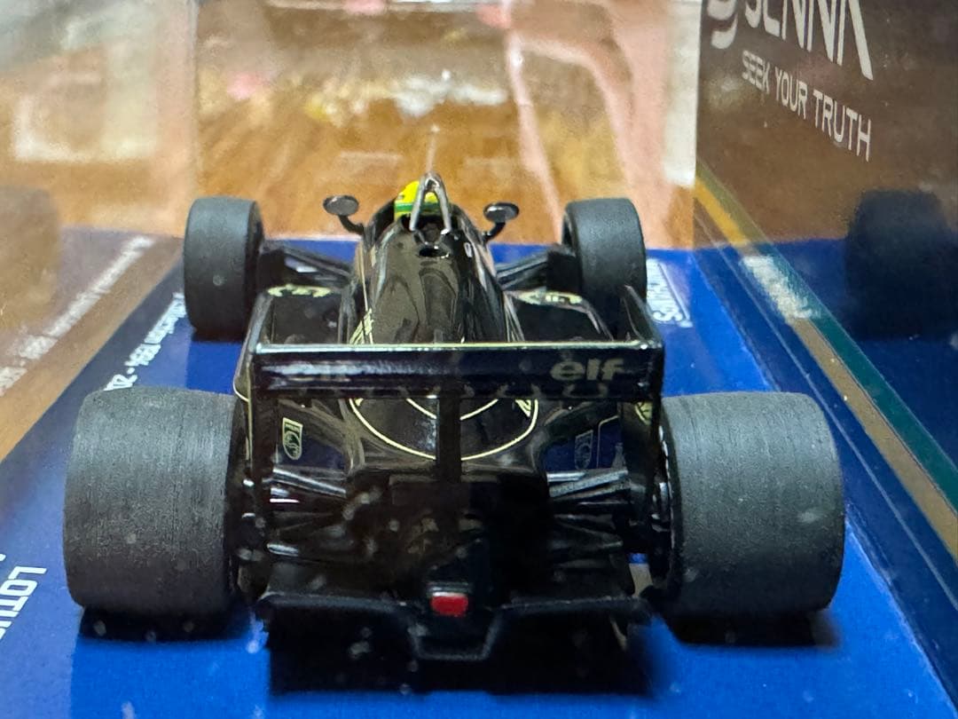 ミニチャンプス ロータス ルノー 98T A.セナ 1986 ウェザリング仕様