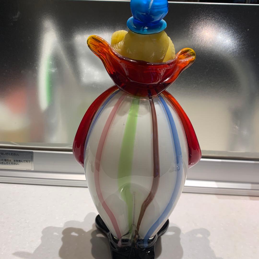 イタリアムラーノベネチア硝子ピエロ お値下げしました。