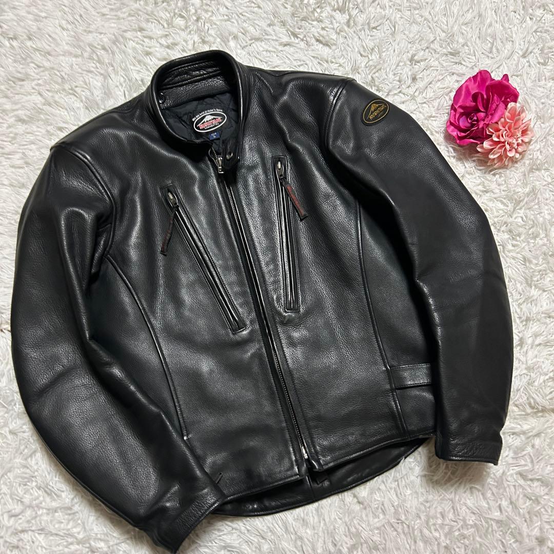 【美品・L】クシタニ 肩肘パット付 シングル レザージャケット ライナー