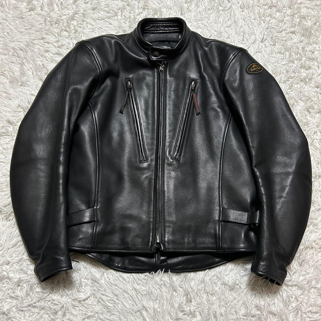 【美品・L】クシタニ 肩肘パット付 シングル レザージャケット ライナー