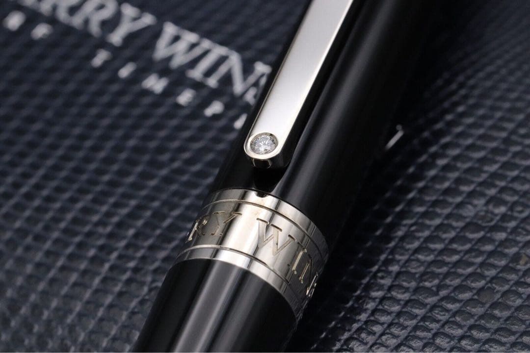HARRY WINSTON ハリーウィンストン 万年筆 1Pダイヤ K18WG