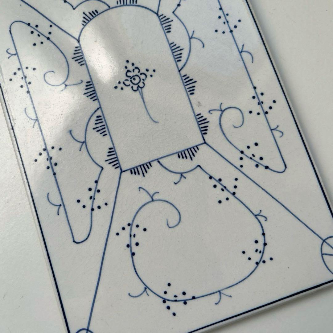 ビレロイボッホ　アンティーク　サキソニー柄　カッティングボード　ブロカント