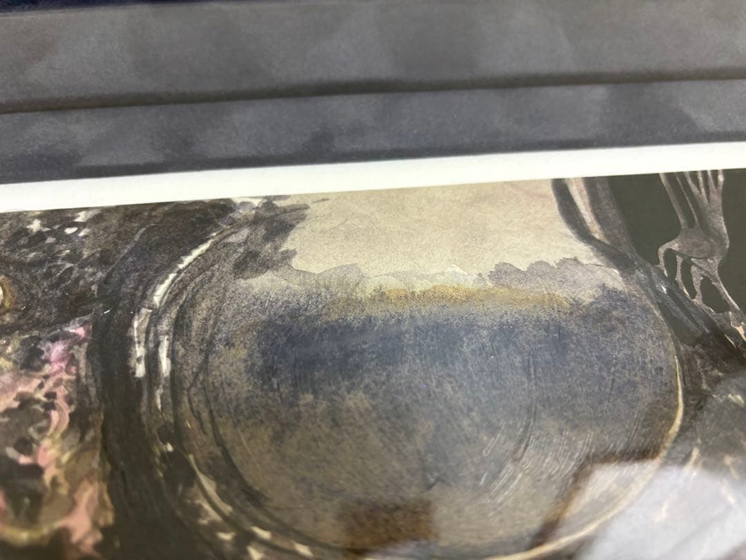 天野喜孝　版画　鉄馬(ハーレー) ファイナルファンタジー7