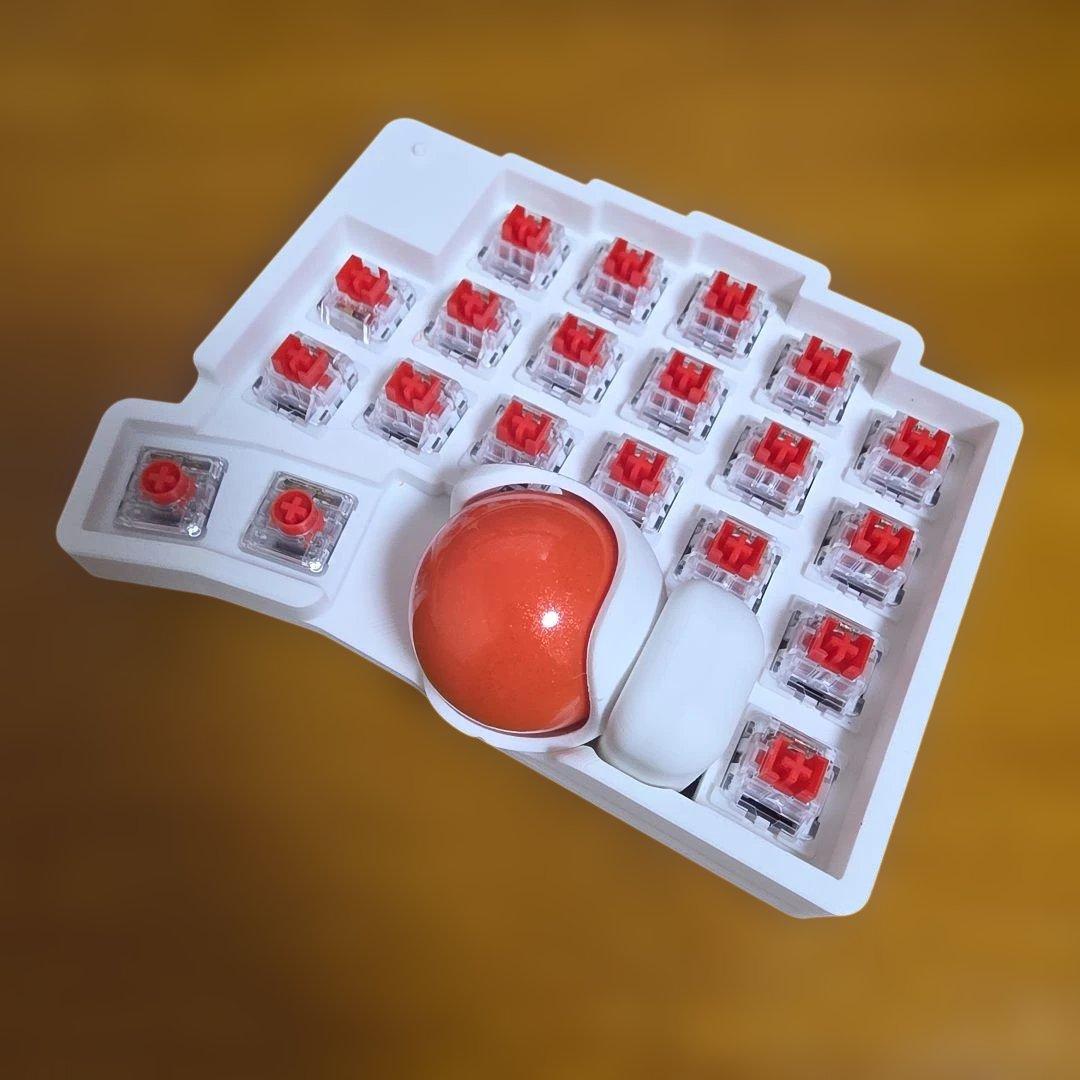 roBa 無線化 Keyball39 ホワイト