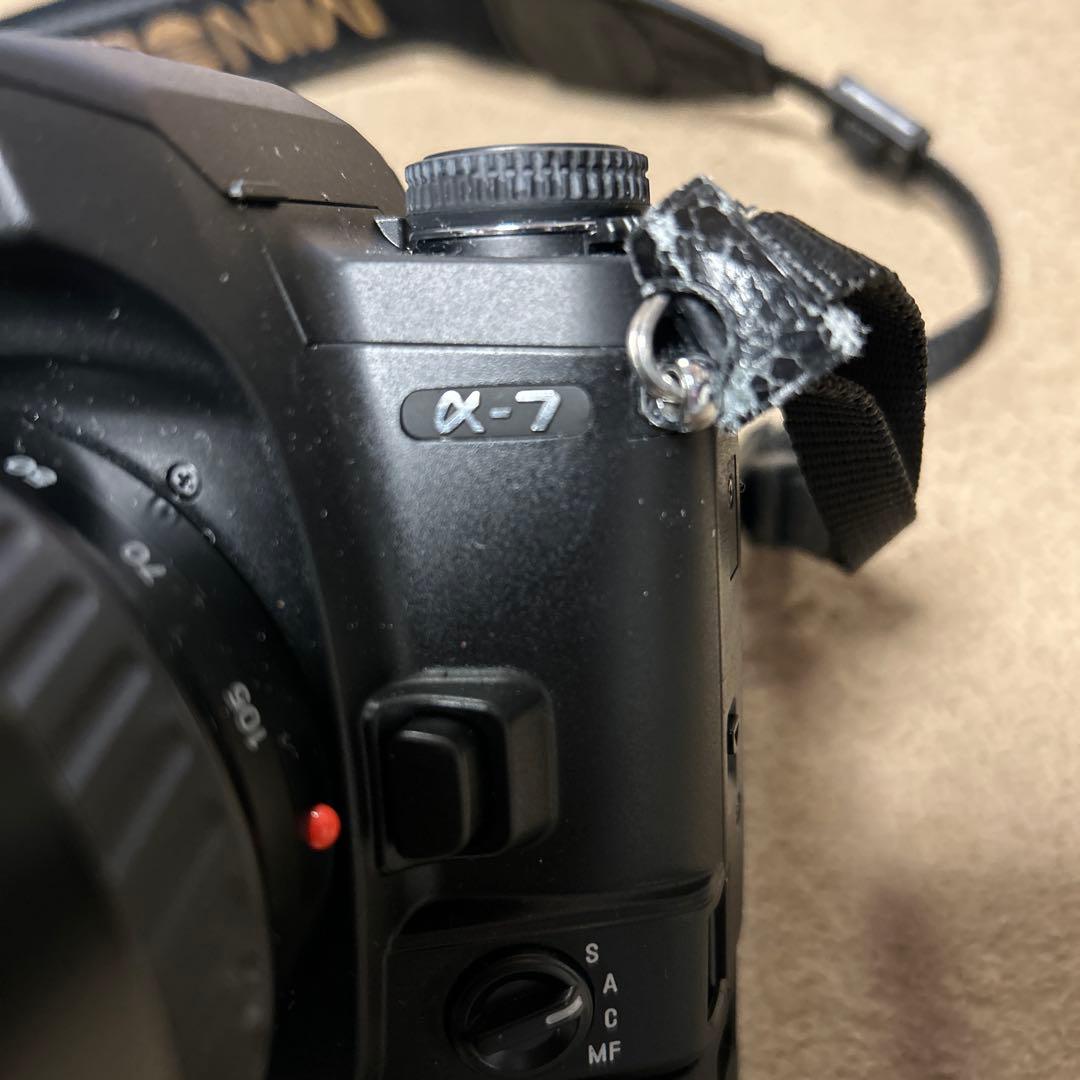 MINOLTA α-7 一眼レフカメラ レザーケース付き