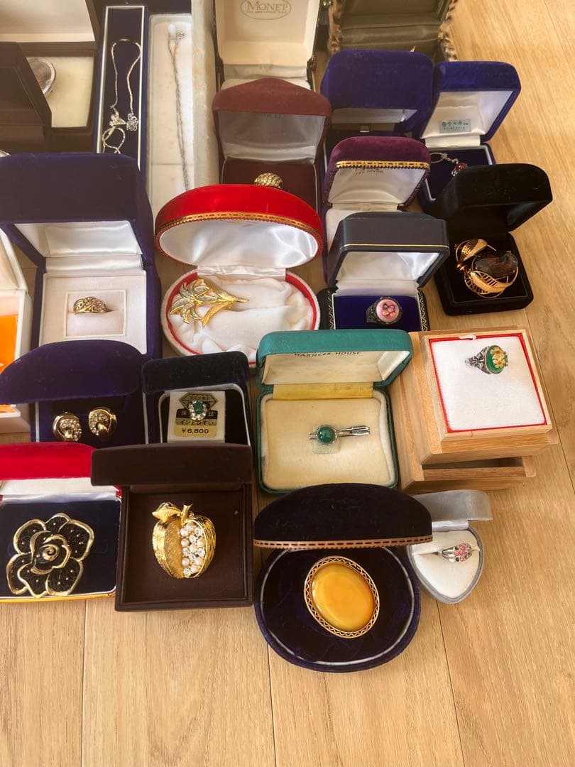 0118-2 遺品整理 ネックレス 指輪 ブローチ アクセサリー まとめ売り