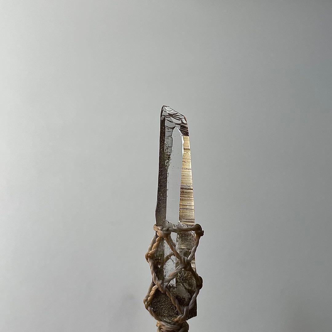 ヒマラヤ水晶 ガネッシュヒマール ＊ マクラメペンダント ネックレス 52