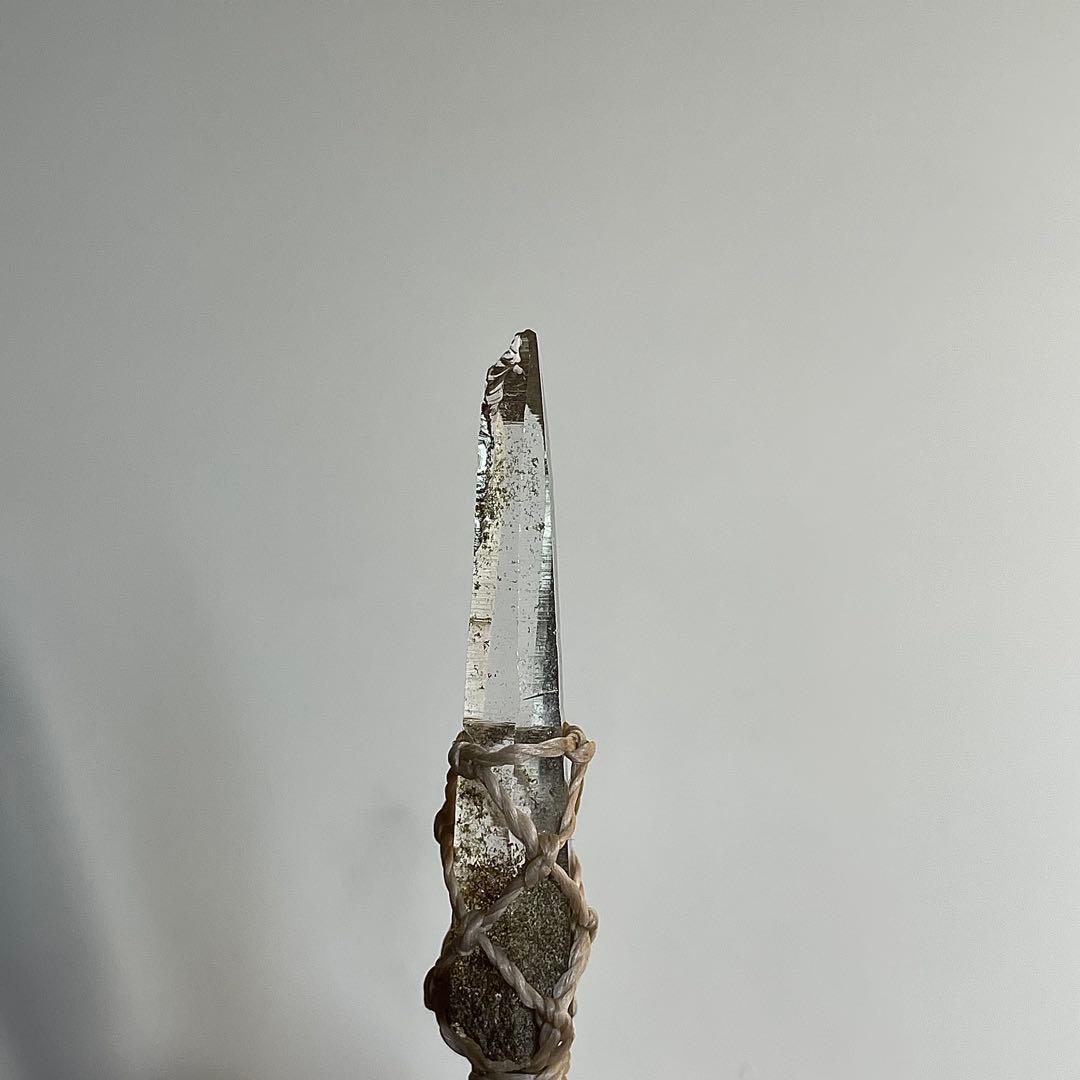 ヒマラヤ水晶 ガネッシュヒマール ＊ マクラメペンダント ネックレス 52