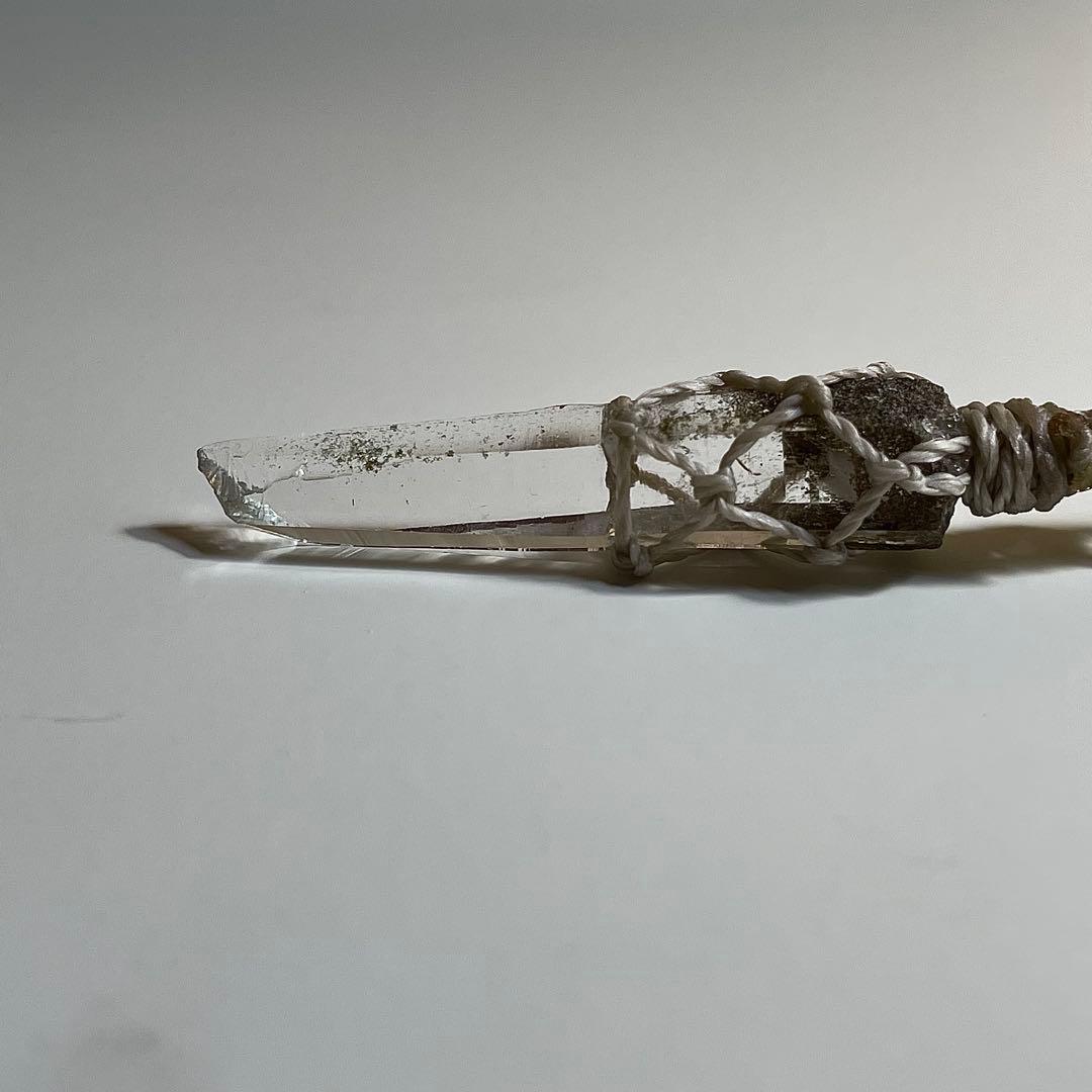 ヒマラヤ水晶 ガネッシュヒマール ＊ マクラメペンダント ネックレス 52