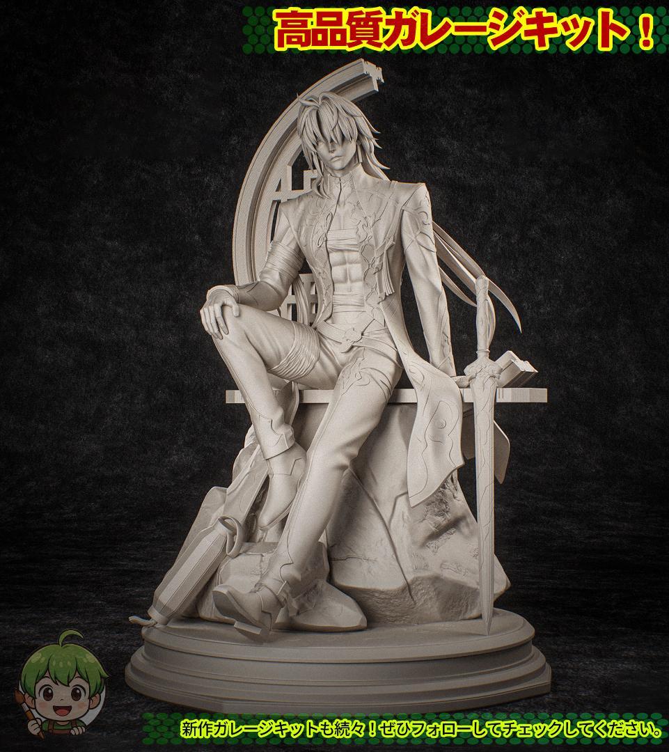 1/8　未塗装 未組立　フィギュア　ガレージキット　崩壊 スターレイル 刃