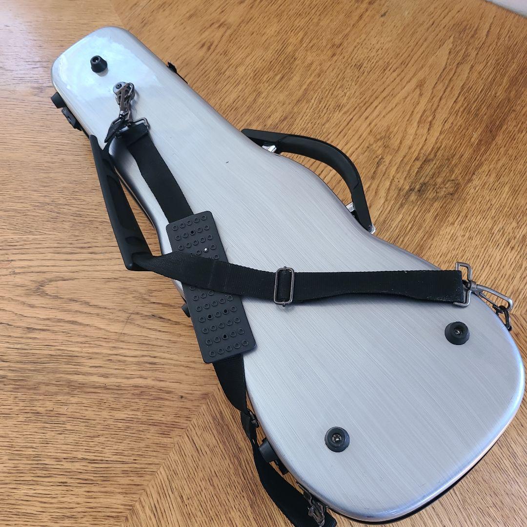 1/2 バイオリンケース シルバー ハードケース