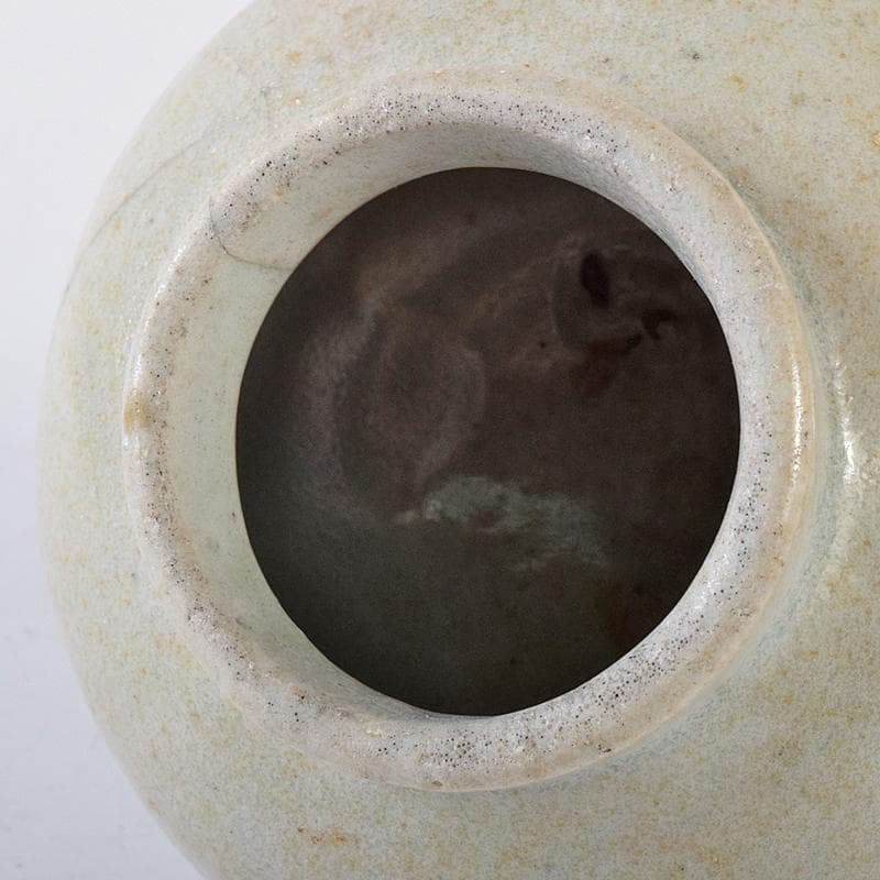 朝鮮美術　李朝　白磁　小壷　M　R7842