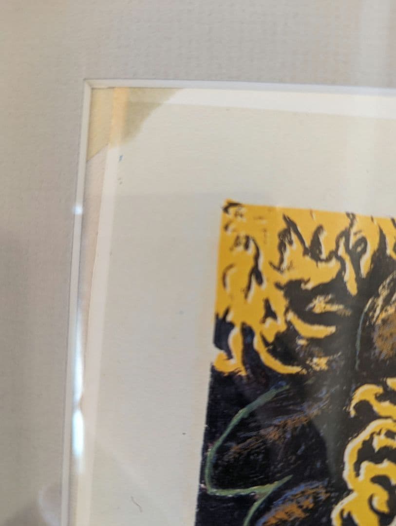 『昔々』直筆サイン入り　ジャン=ピエール・カシニョール　絵画　額セット　女