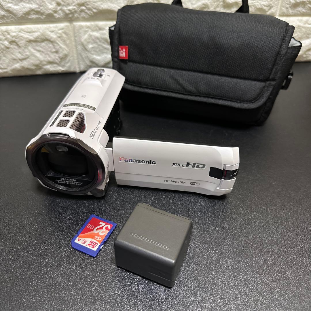 美品Panasonic HC-W870M フルHD 動作品　Wi-Fi