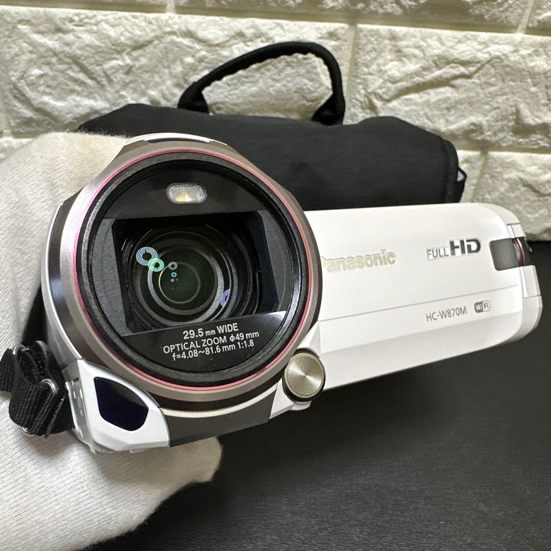 美品Panasonic HC-W870M フルHD 動作品　Wi-Fi