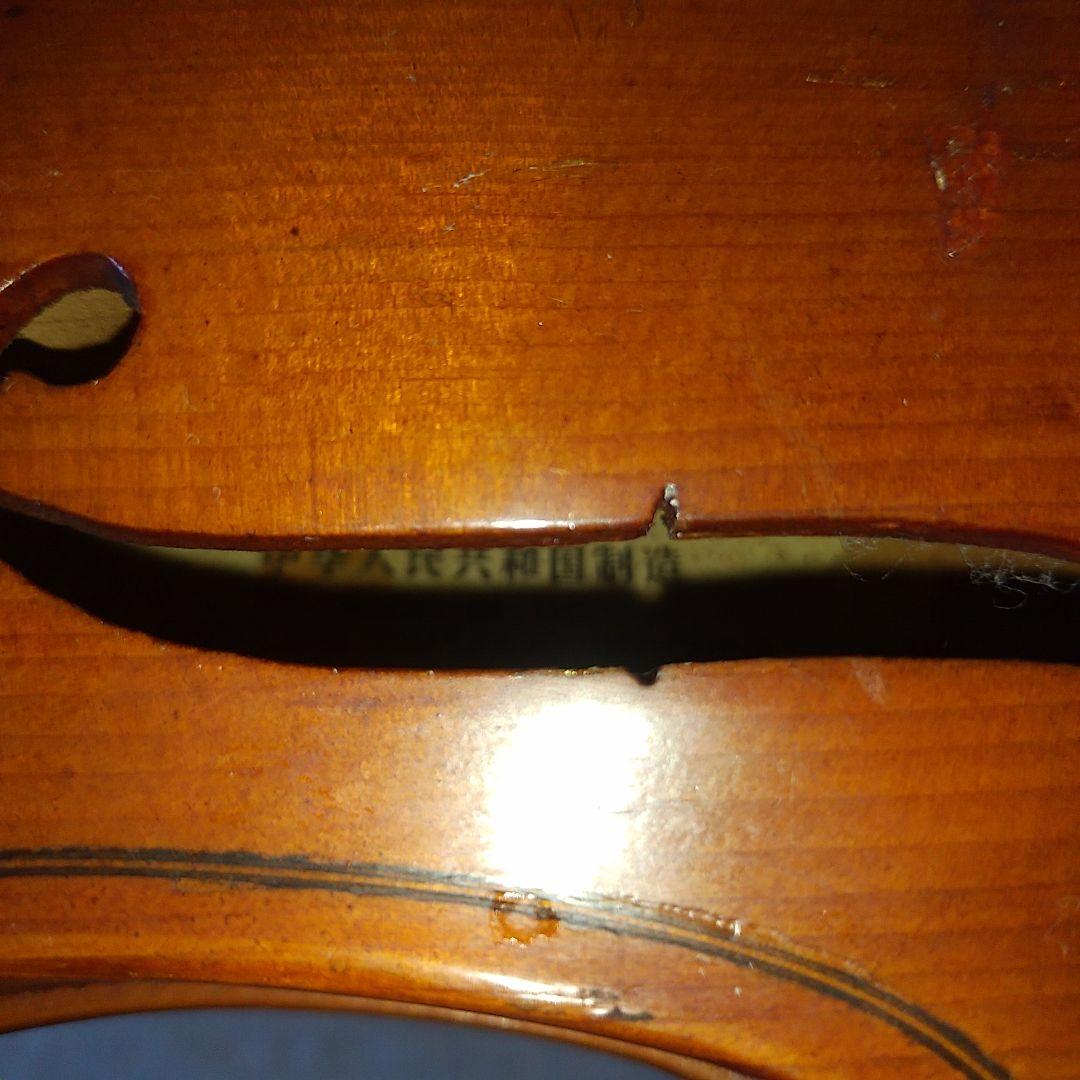 ジャンク品　バイオリン ヴァイオリン 楽器 弦楽器 音楽 中華人民共和国製造