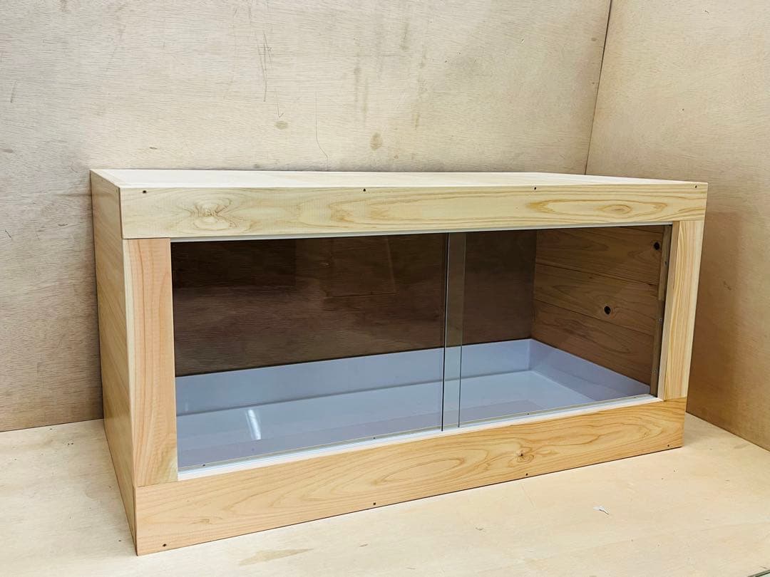 RepBox 木製ケージ 900×450×450　小動物、爬虫類用　ナチュラル