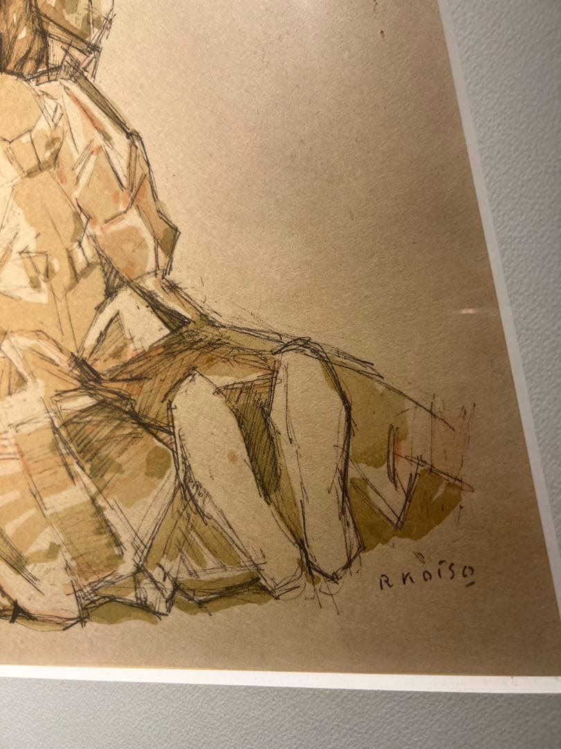 他の人発送×小磯良平【antiqueDole】lithograph