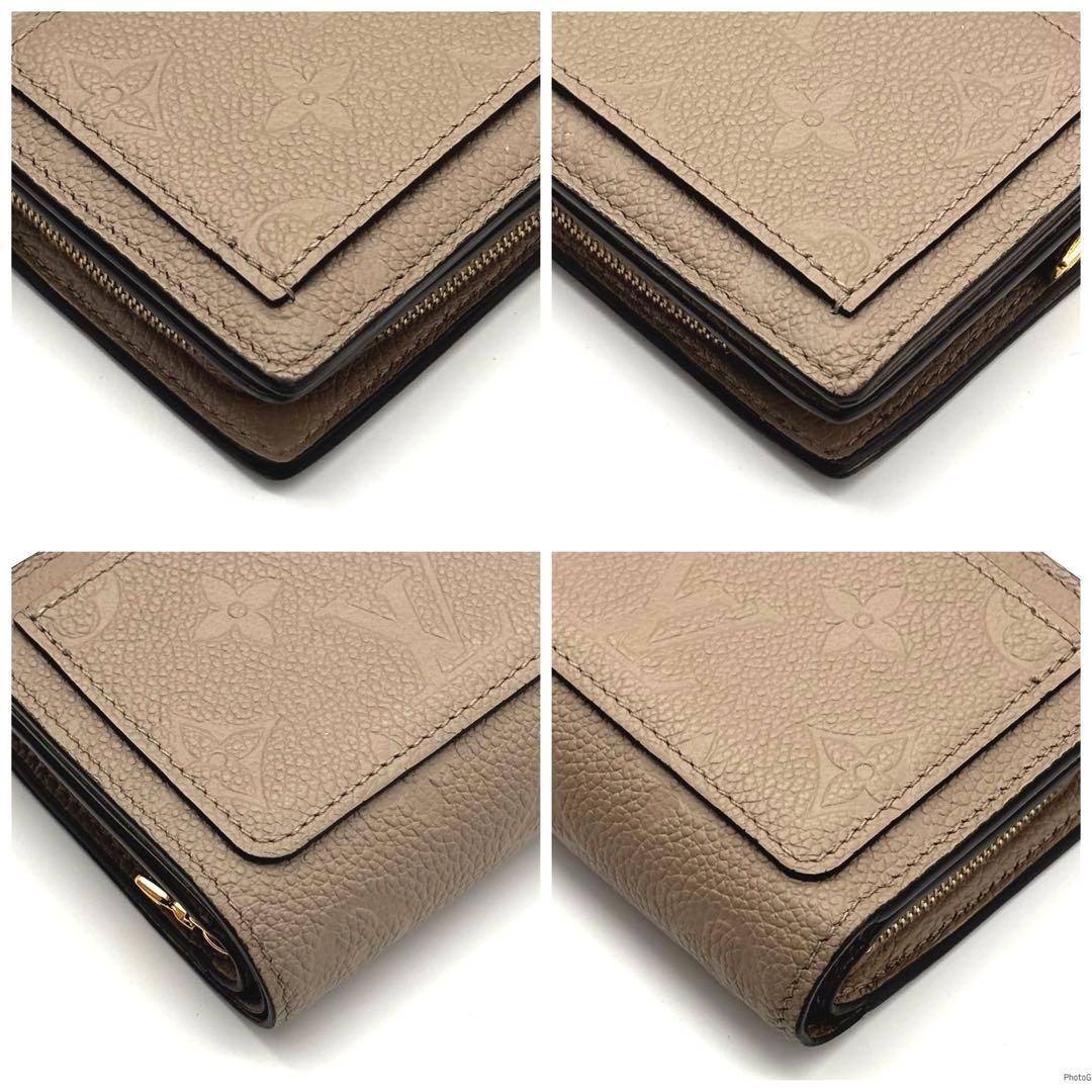 【未使用級】ルイヴィトン アンプラント ポルトフォイユ クレア 二つ折り財布