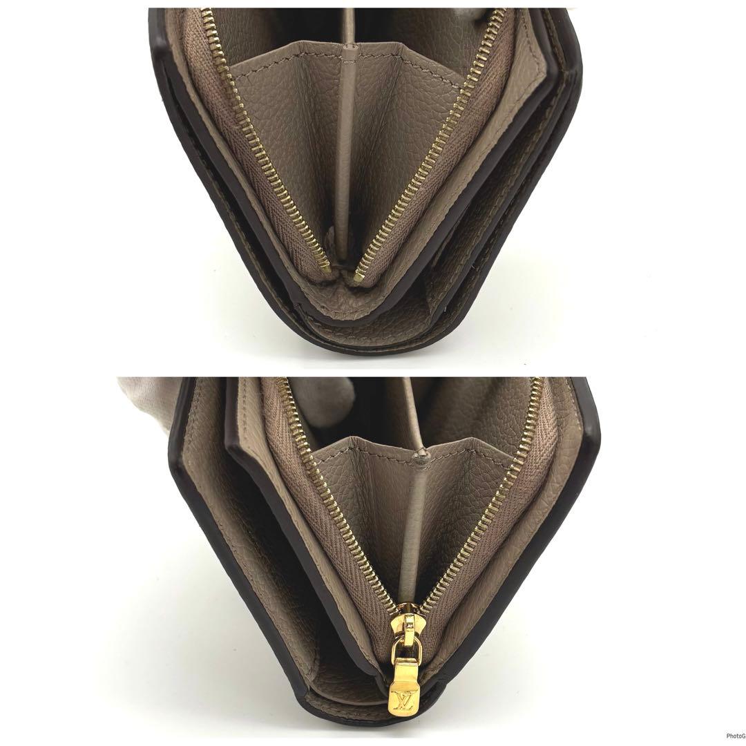 【未使用級】ルイヴィトン アンプラント ポルトフォイユ クレア 二つ折り財布