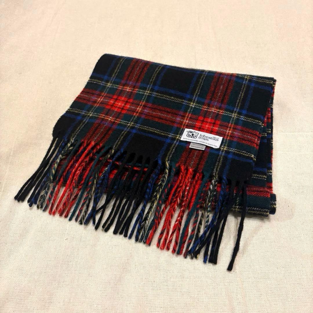 カシミヤ100％　ジョンストンズ　マフラー