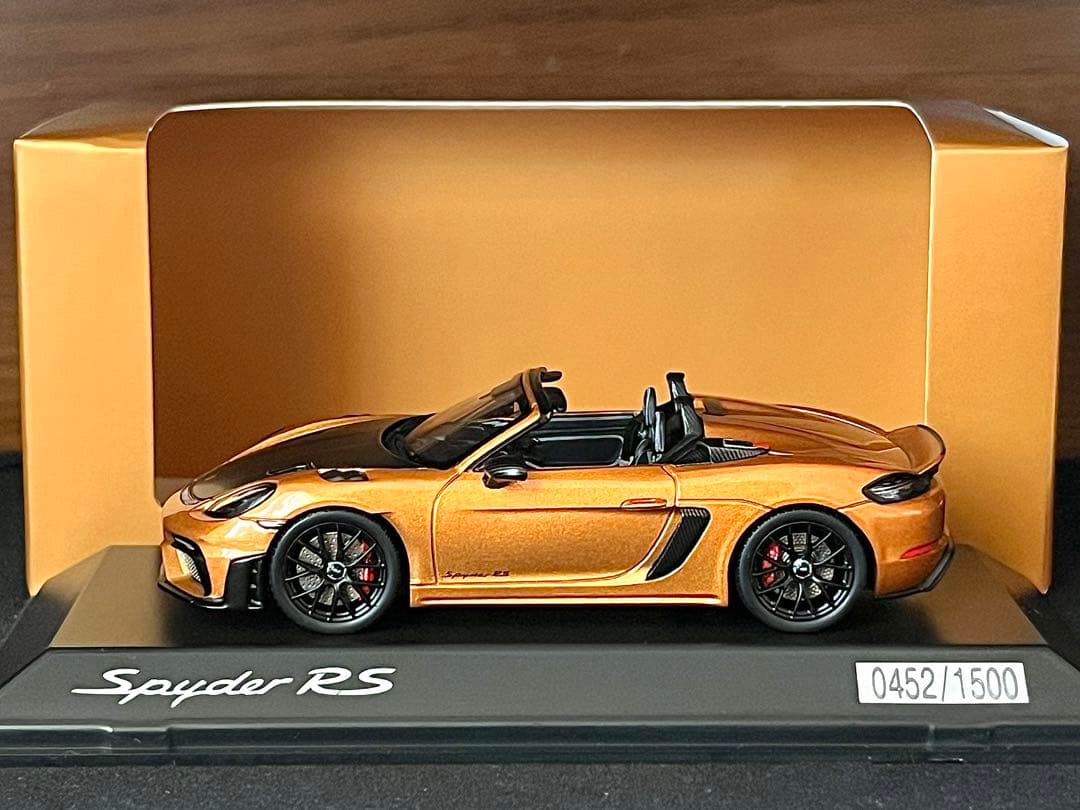 1/43 特注 スパーク ポルシェ 718 982 スパイダー RS ゴールド