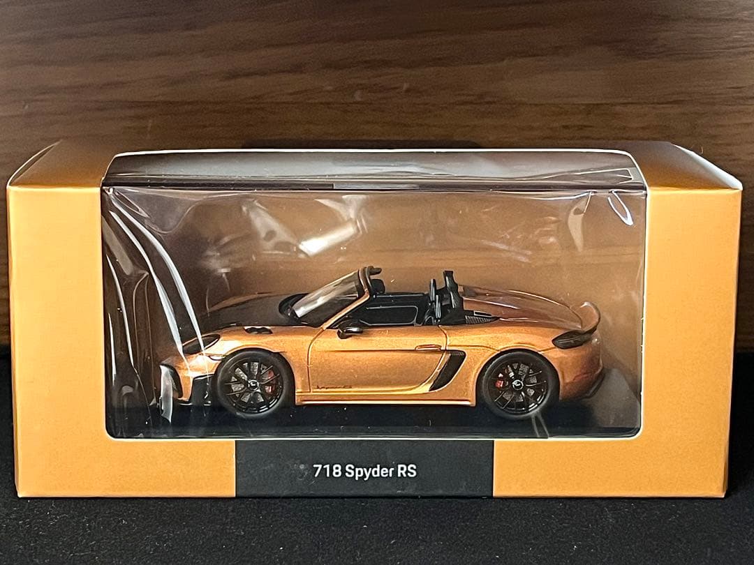 1/43 特注 スパーク ポルシェ 718 982 スパイダー RS ゴールド