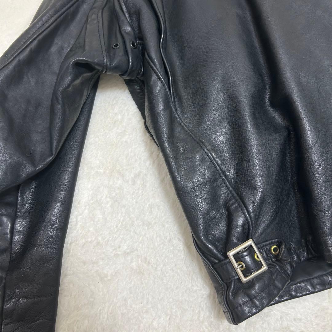 【希少サイズ42】ショット 141 シングルライダース レザージャケット XL