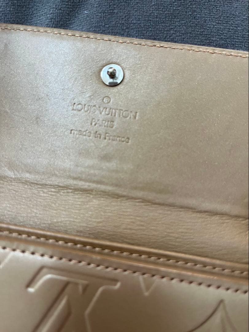 最終価格‼️ルイヴィトン 折り財布　 ベージュ　美品