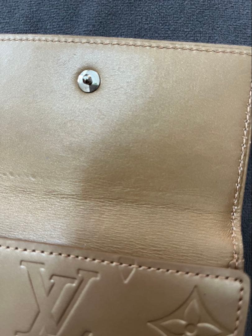 最終価格‼️ルイヴィトン 折り財布　 ベージュ　美品