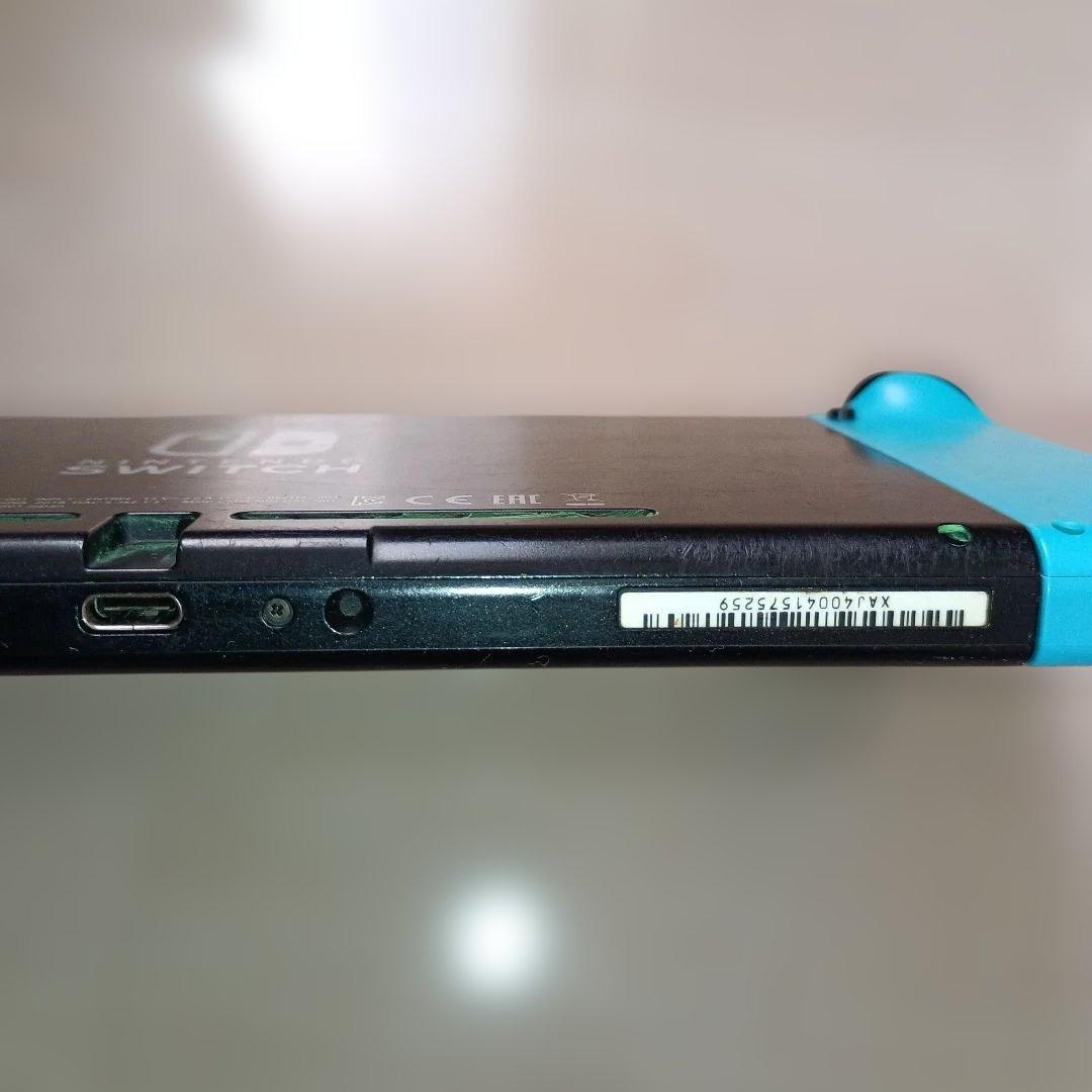 （ジャンク）　Nintendo Switch 本体、ネオンブルー、ネオンレッド