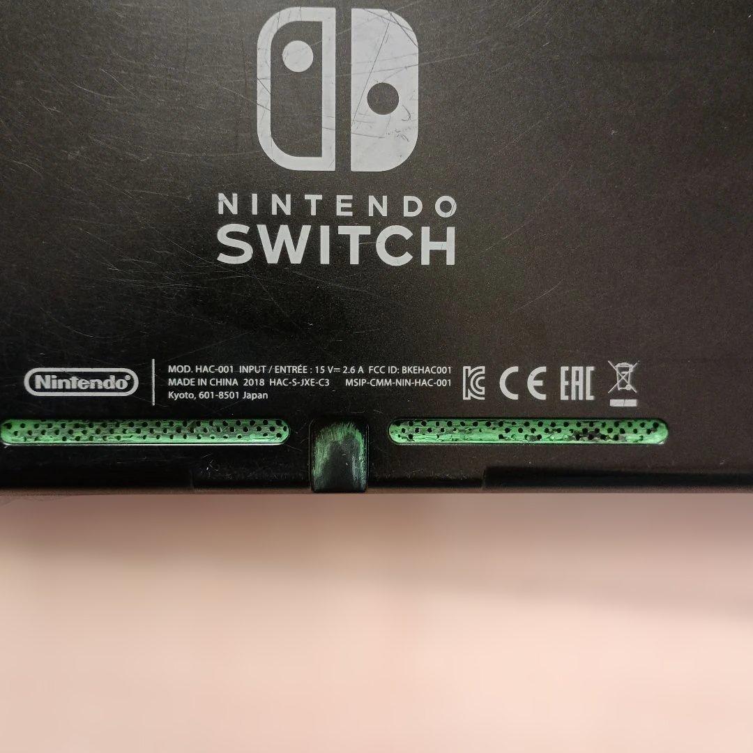 （ジャンク）　Nintendo Switch 本体、ネオンブルー、ネオンレッド