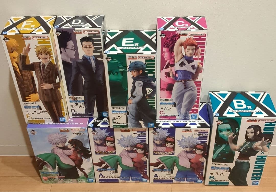 ハンターハンター　一番くじ　A賞 B賞 C賞 D賞 E賞 F賞　ラストワン