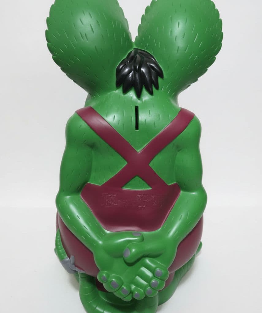 ラットフィンク　ビッグソフビバンク　ソフビ　新品　グリーン