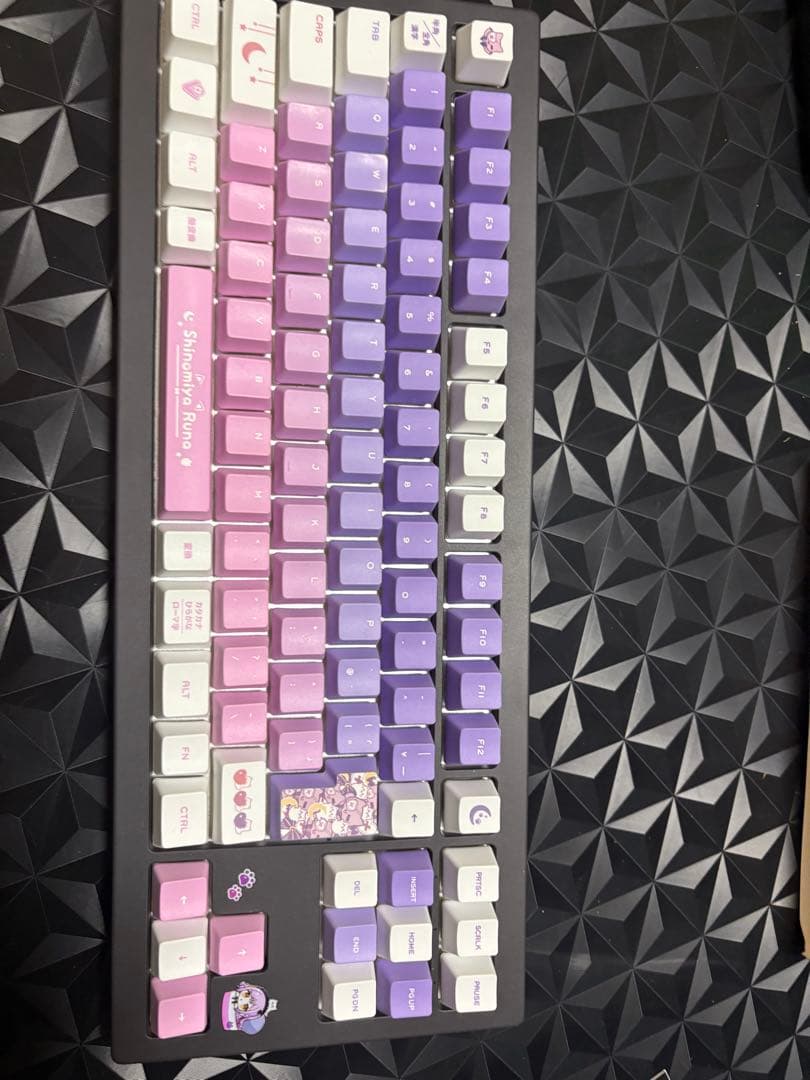 ぶいすぽキーボード 紫宮るな Edition