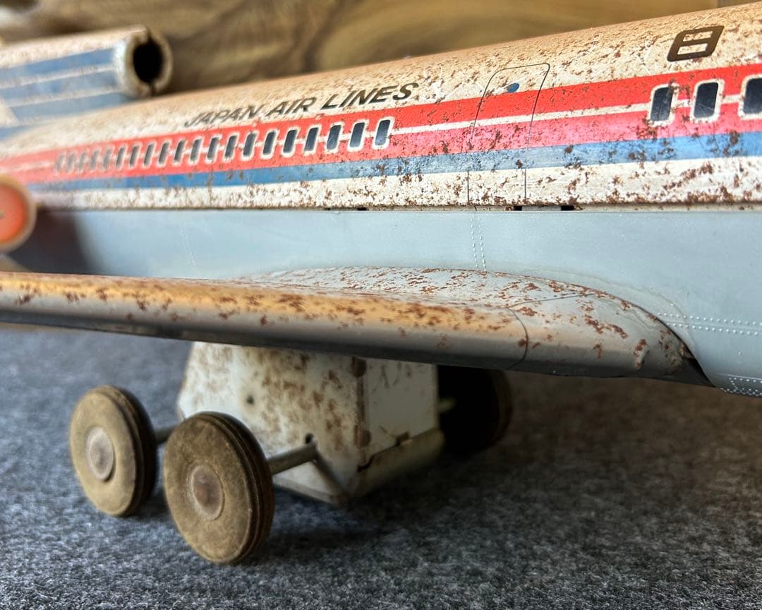 JAL ボーイング 727 JA8001 当時物　レトロ　昭和　ブリキ　ジャル