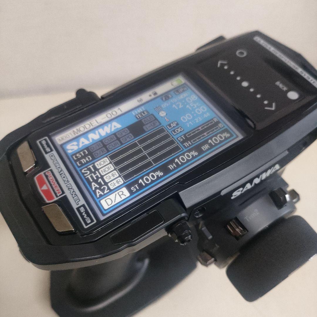 【使用少、美品】サンワM17プロポ、RX493受信機セット、プロポバック付き