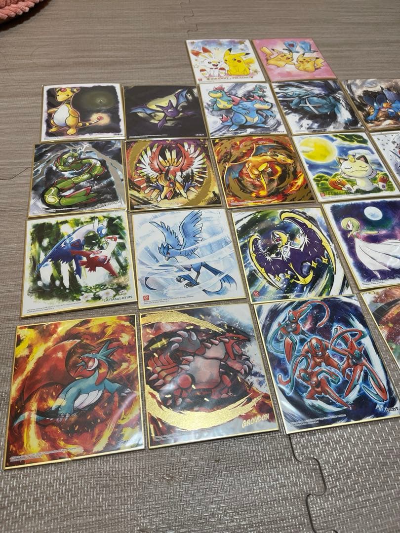 ポケモン色紙アート　　pokemon art26枚　セット売り 希少　レア