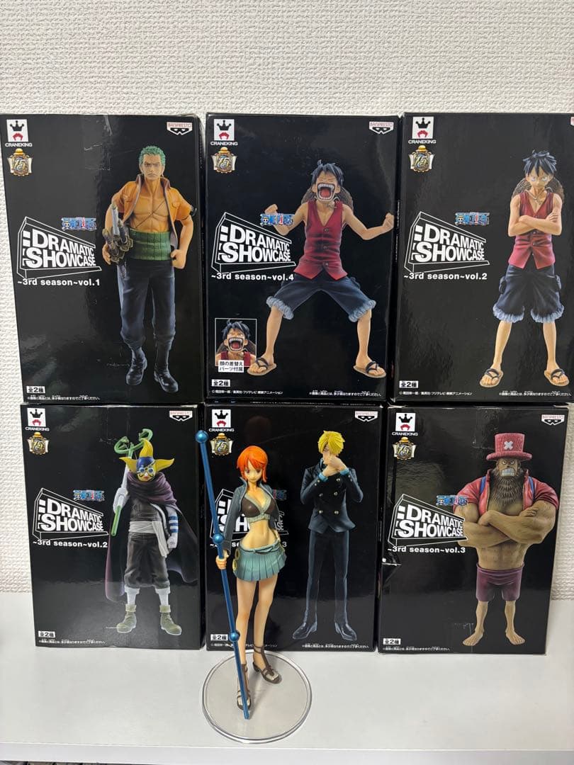 ワンピース DRAMATIC SHOWCASE エニエスロビー　フィギュアセット