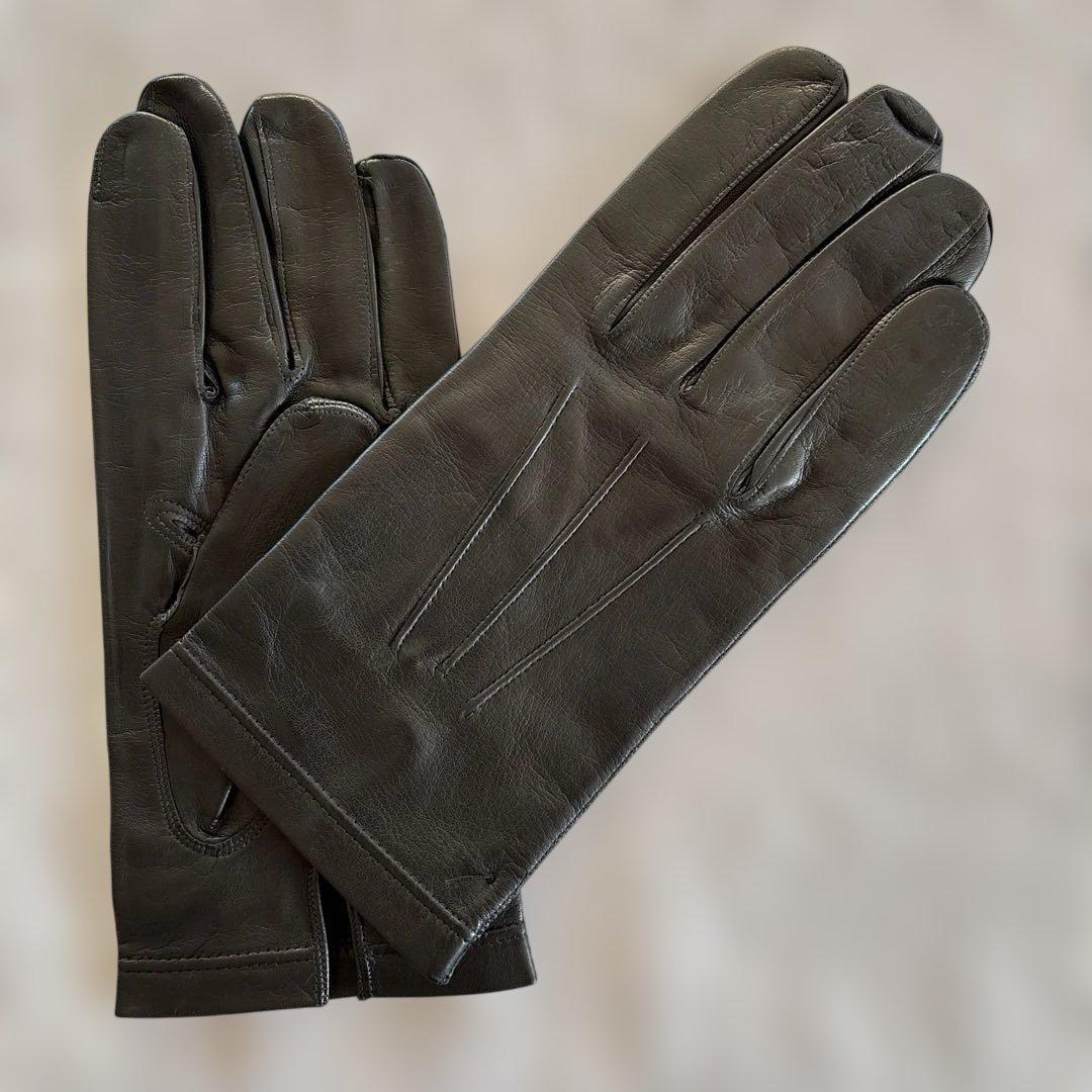 フィレンツェ　Madova Glovesの黒メンズレザー手袋